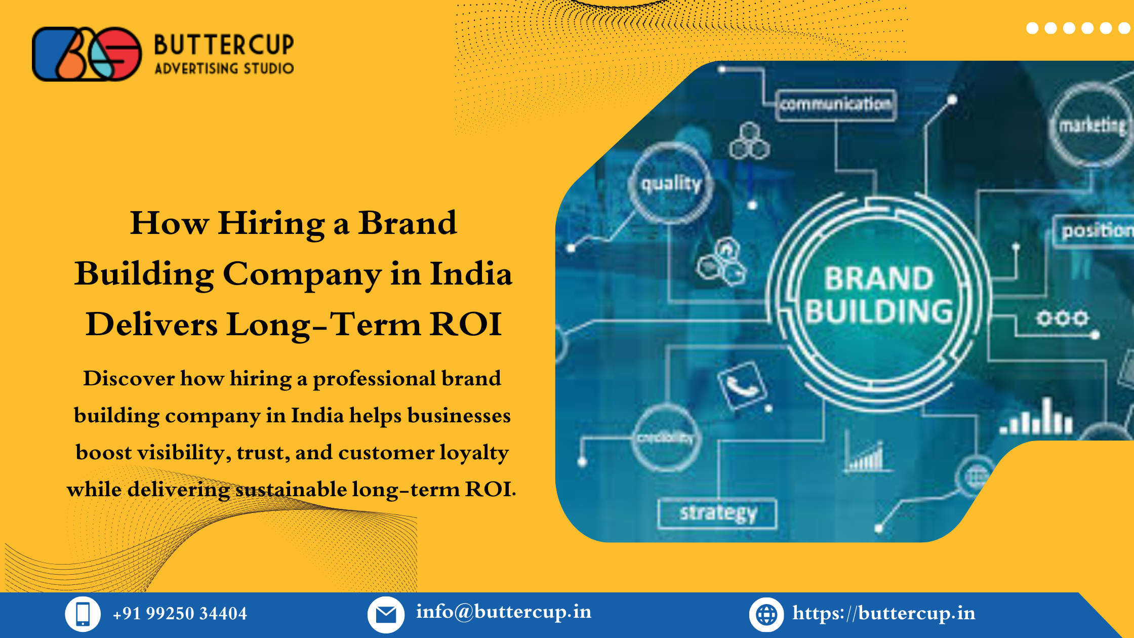 How Hiring a Brand Building Company in India Delivers Long-Term ROI How Hiring a Brand Building Company in India Delivers Long-Term ROI