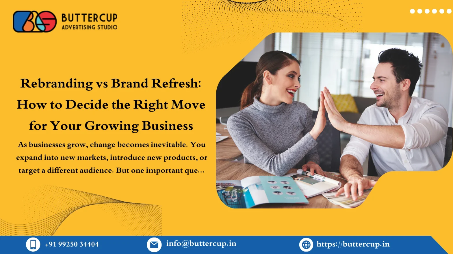 Rebranding vs Brand Refresh: How to Decide the Right Move for Your Growing Business